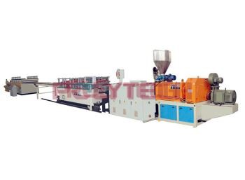 Lini Produksi Lantai Plastik Kayu WPC